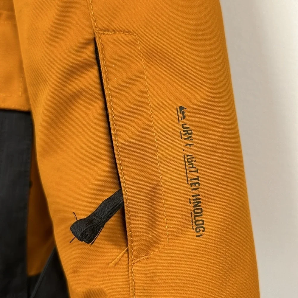 Quicksilver Jacket Youth Large 14 black/ orange Dry Flight Snowboard Ski Winter